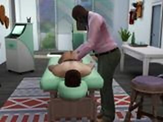 Fuck Boy having fun with two old Doctors - WhickedWhims having gay fuck